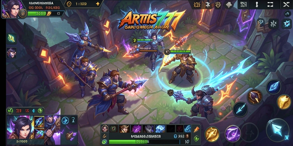 Tampilan gameplay menegangkan dalam ARTIS777 yang penuh aksi.