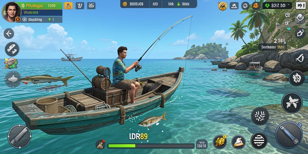 Tangkapan ikan yang menakjubkan dalam gameplay IDR89.