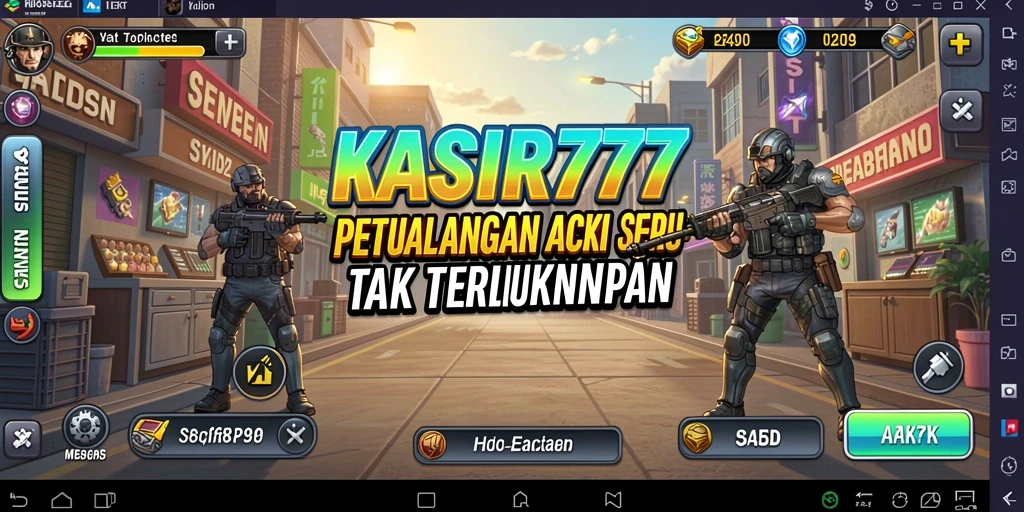 Tampilan gameplay seru dari KASIR777 yang mendebarkan.