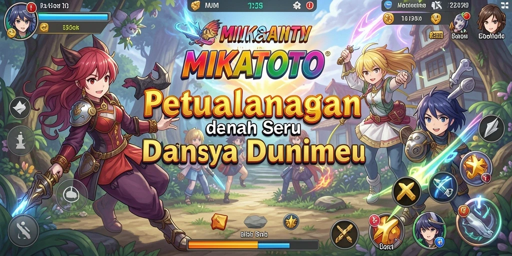 Tampilan gameplay MIKATOTO yang memukau dan penuh warna.