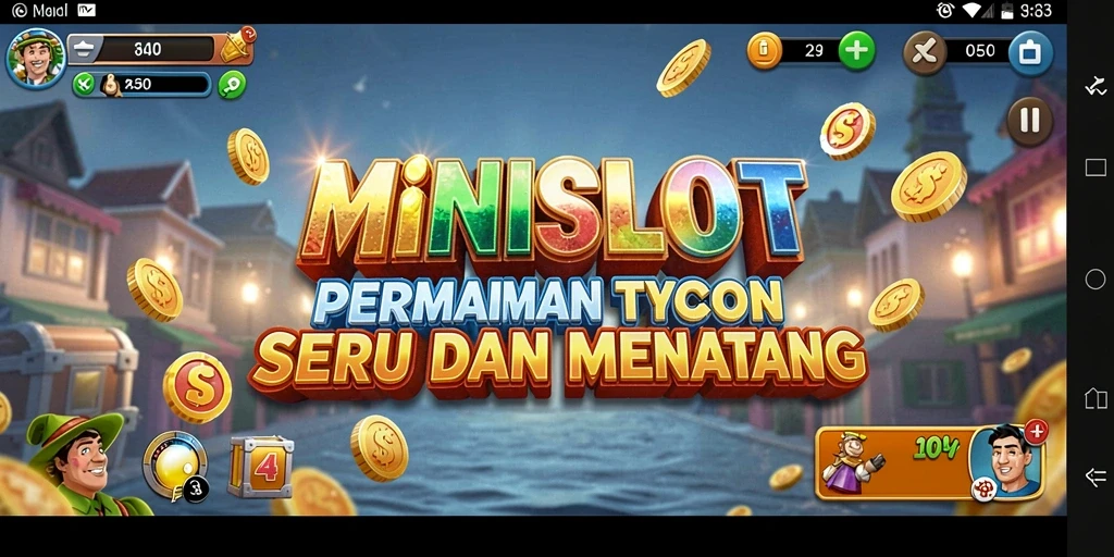 Tampilan gameplay menegangkan dari MINISLOT yang menggambarkan keseruan Tycoon.