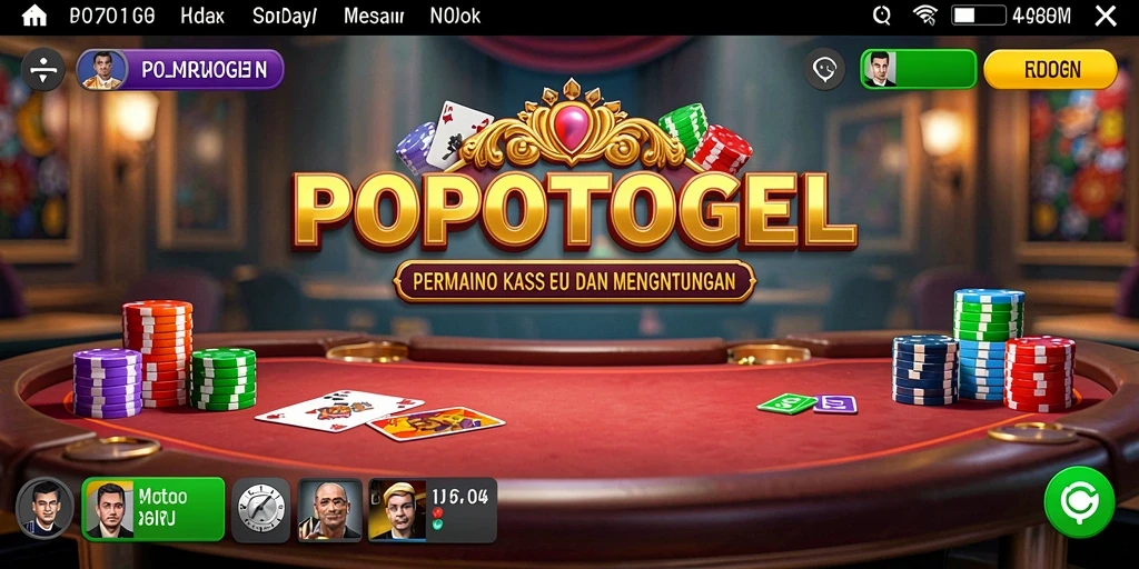 Tampilan gameplay seru di POPOTOGEL dengan berbagai pilihan permainan Kasino.