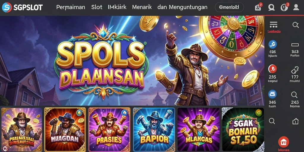 Tampilan menarik dari gameplay SGPSLOT yang mengasyikkan.